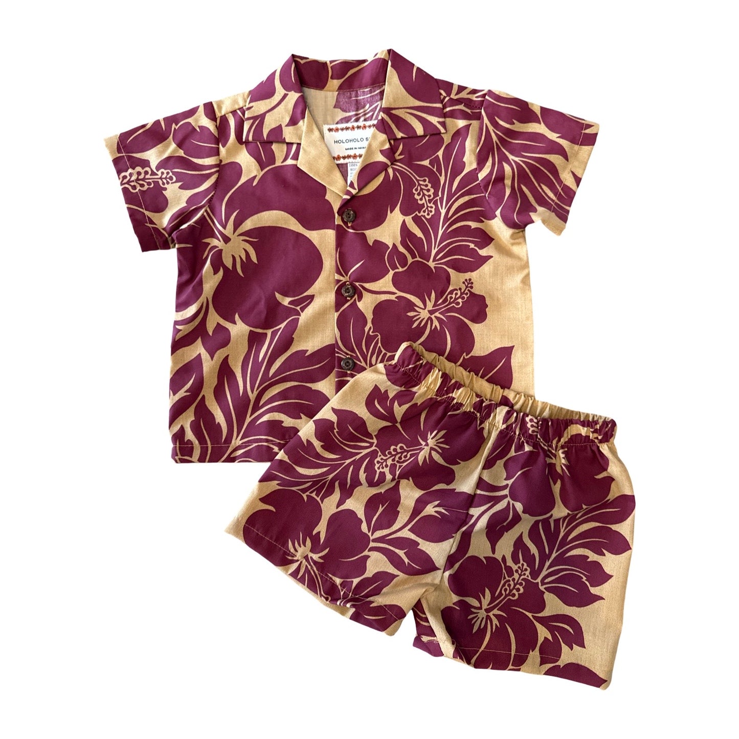 Keiki Aloha Set - Toffee Floral