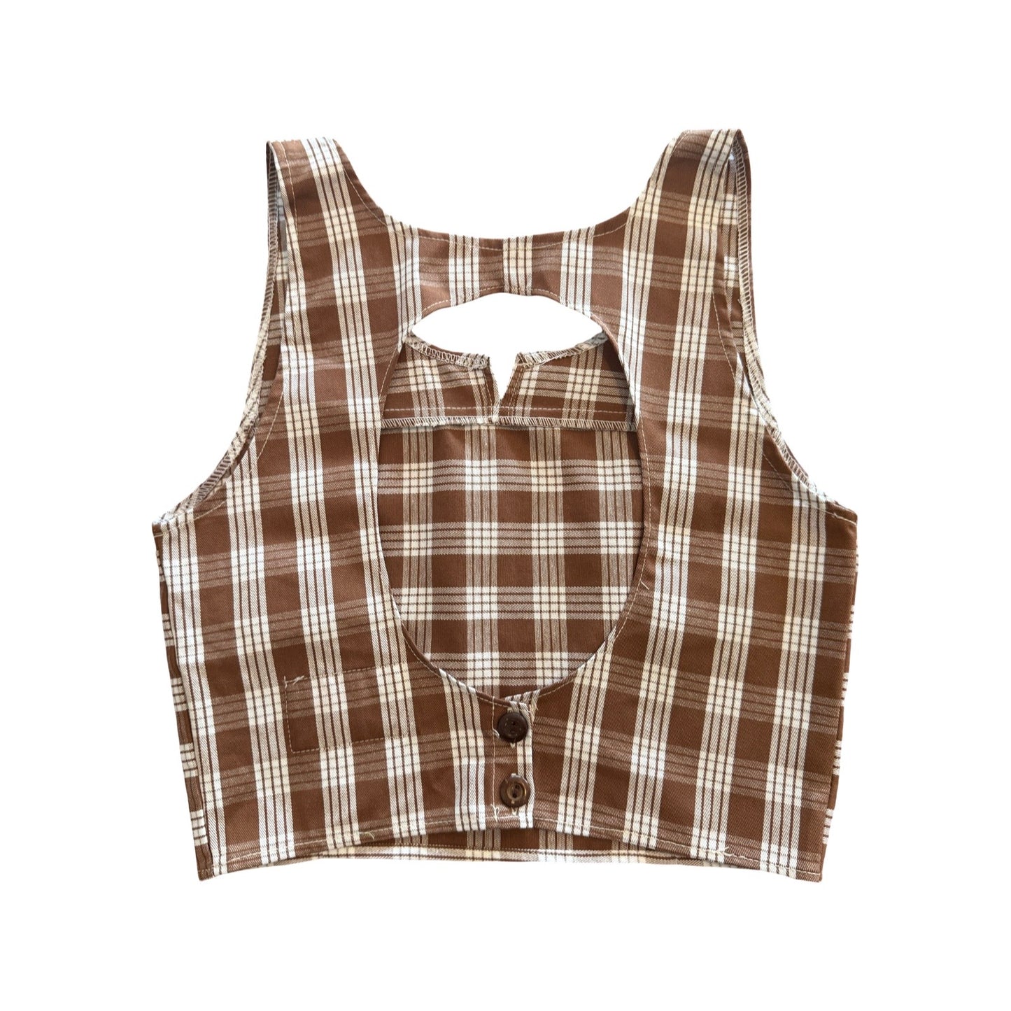 Nahe Top - Brown Palaka