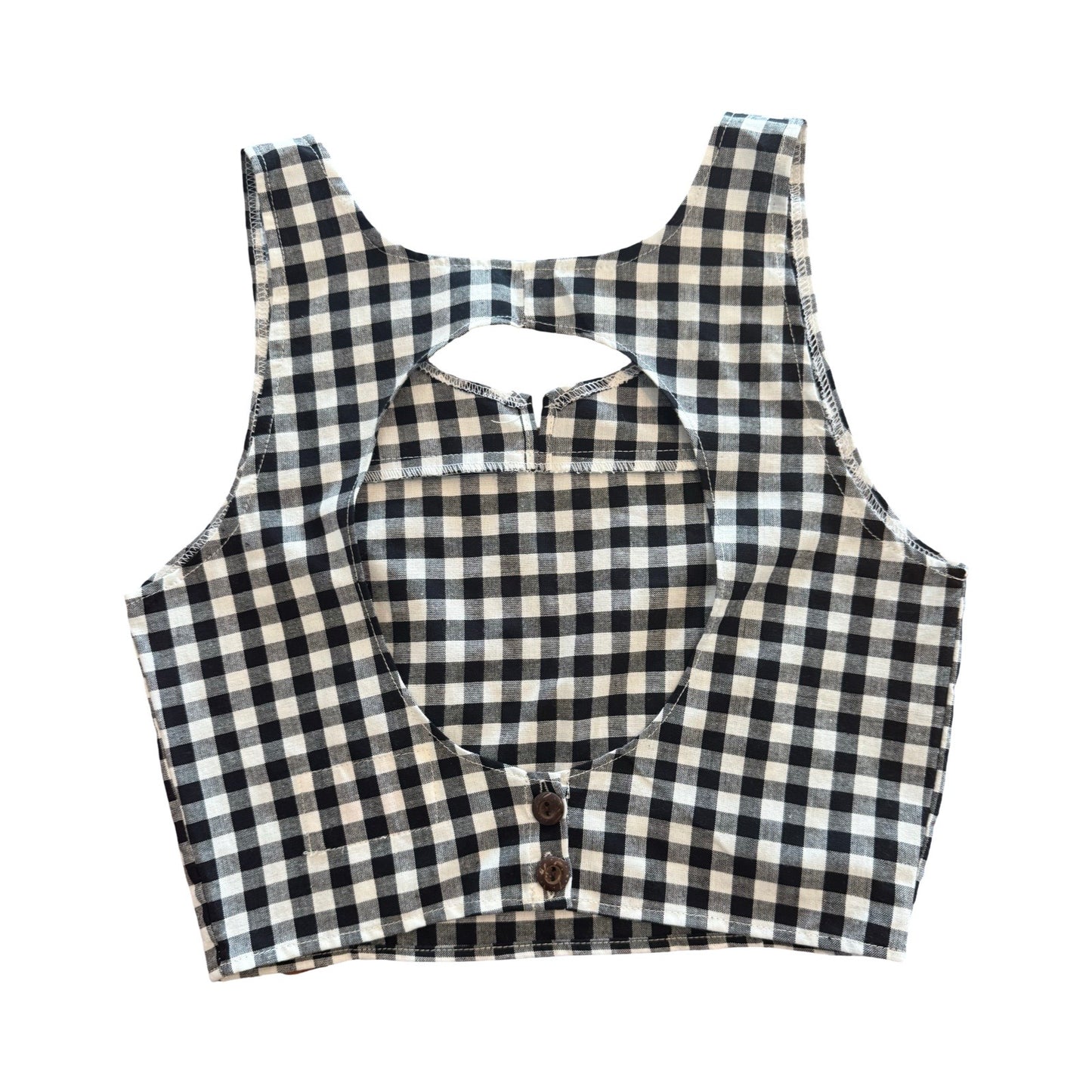 Nahe Top - Black Gingham