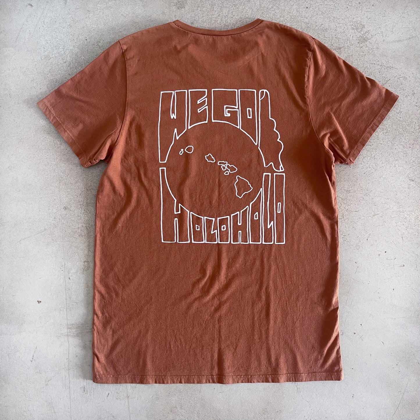 We go holoholo tee - Brown