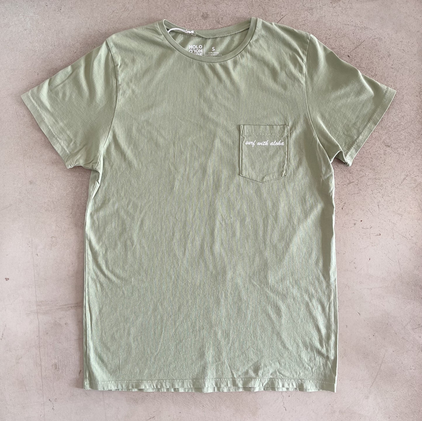 We go holoholo tee - Light Olive