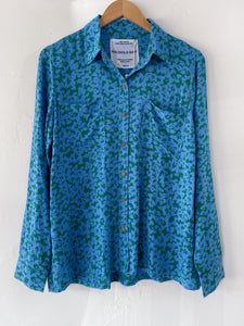 Long Sleeve Aloha Shirt - Bora Bora Pikake