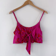 Lahaina Crop Top - pink retro ilima
