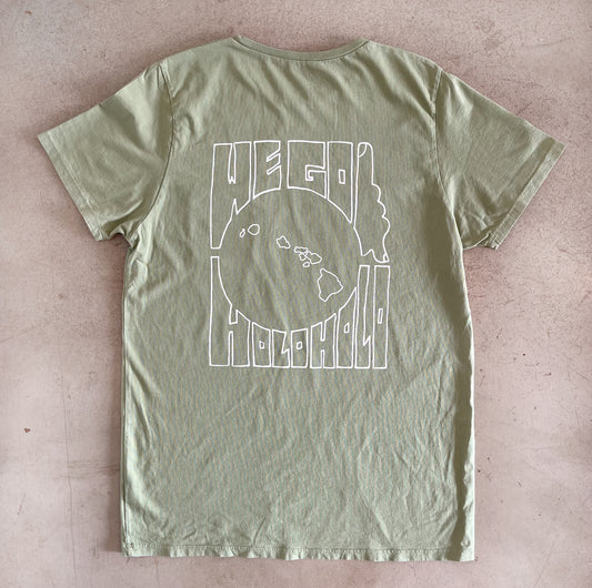 We go holoholo tee - Light Olive