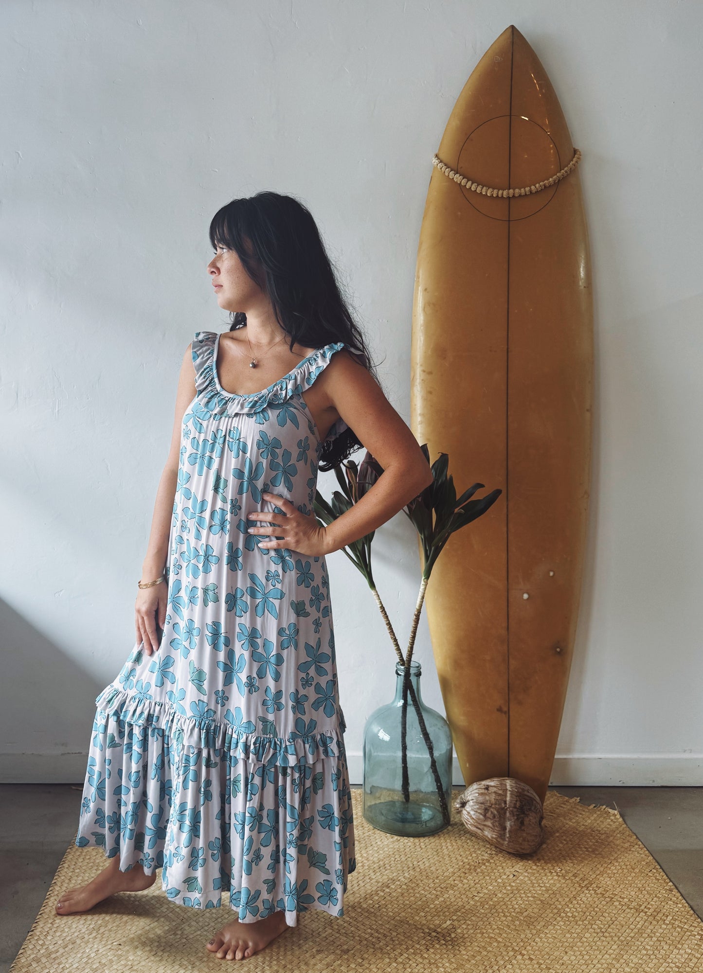 Haweo Dress - Pualii Blue