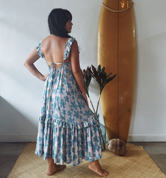 Haweo Dress - Pualii Blue
