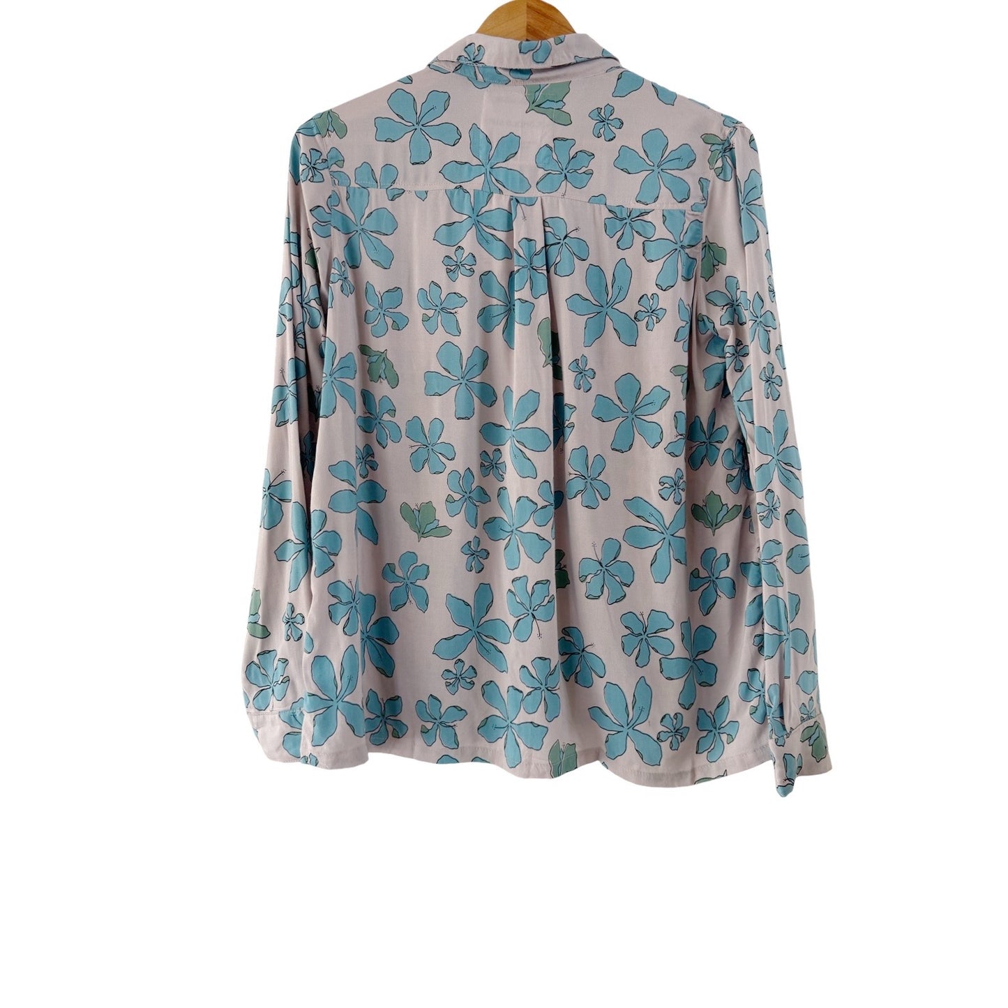 Long Sleeve Aloha Shirt - Pualii Blue