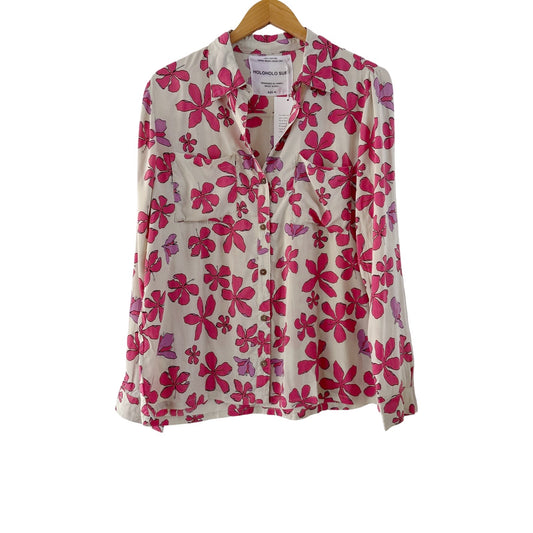 Long Sleeve Aloha Shirt - Pualii Pink