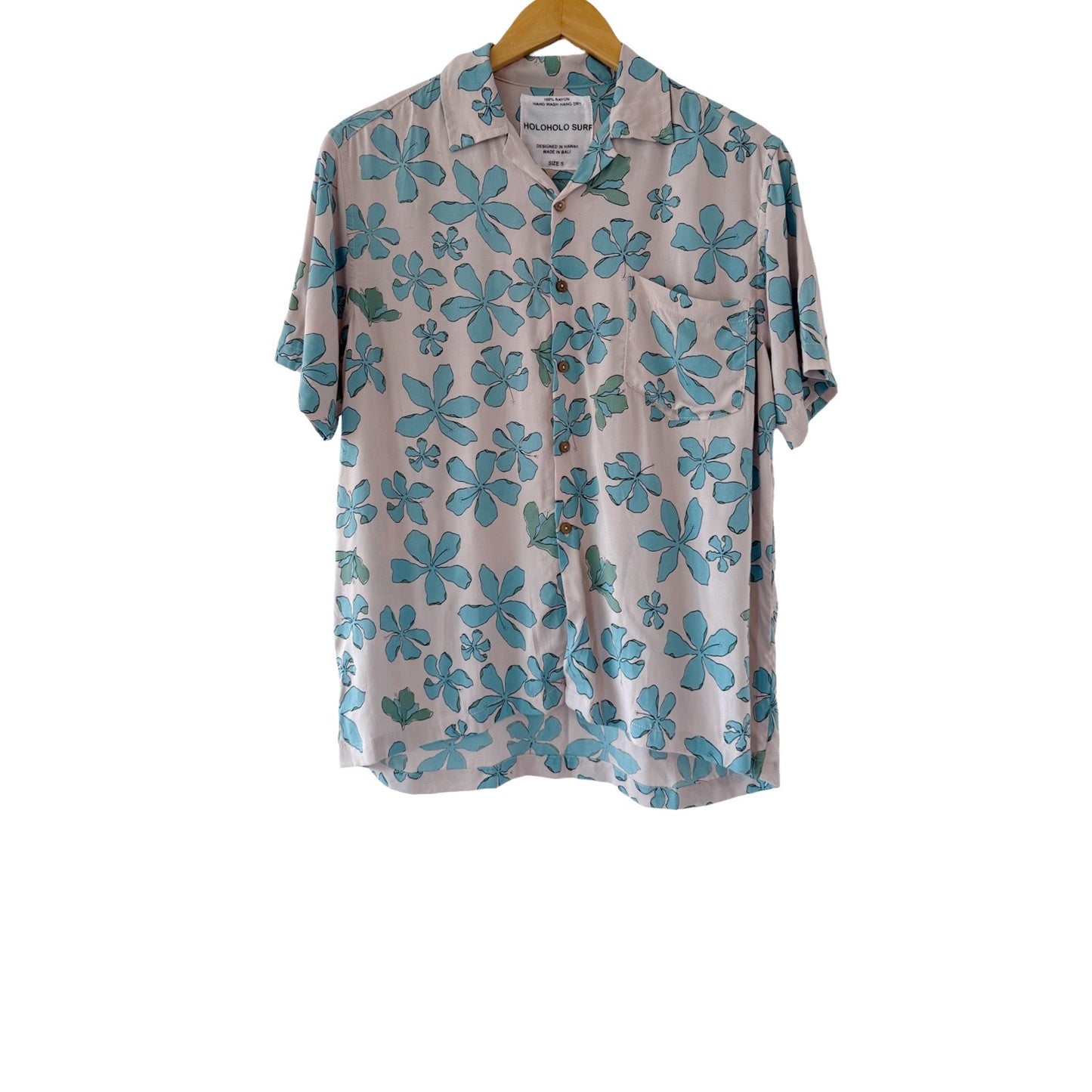 Mens Aloha Shirt - Pualii Blue
