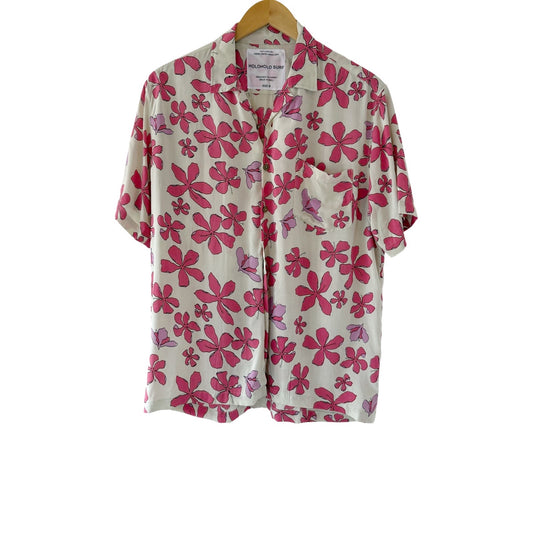 Mens Aloha Shirt - Pualii Pink