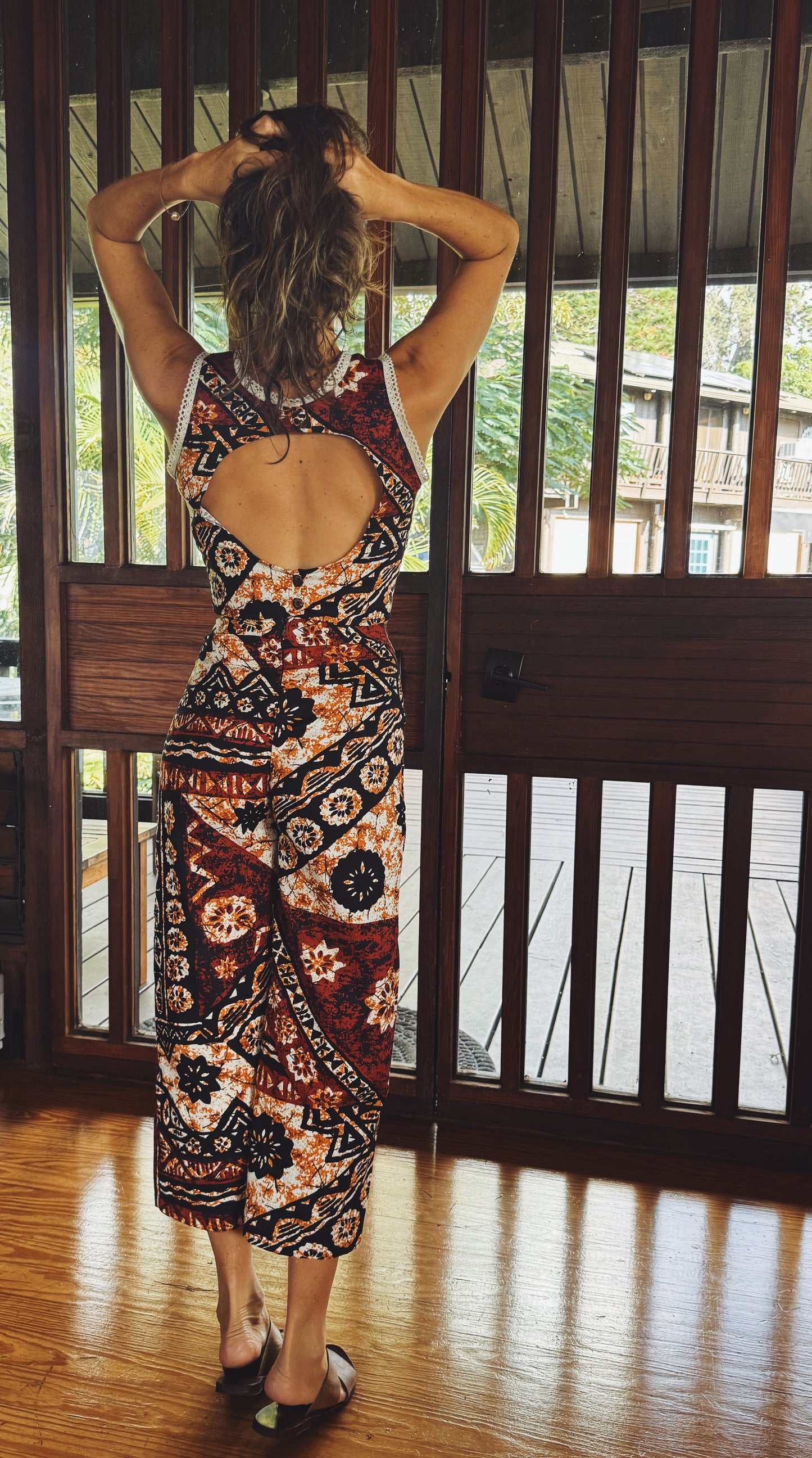 Nahe Top - Toffee Floral