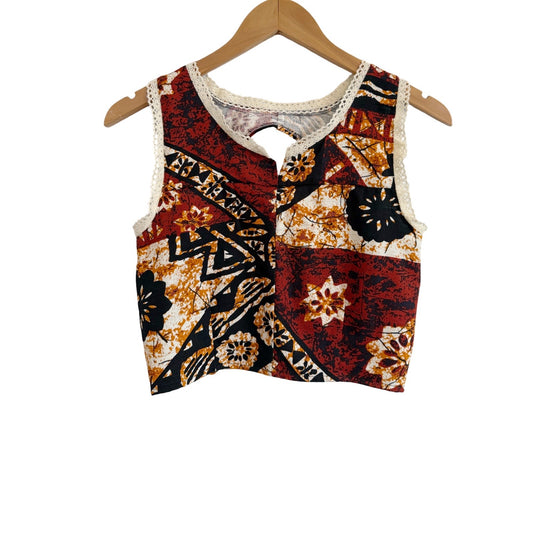Nahe Top - Brown Tapa