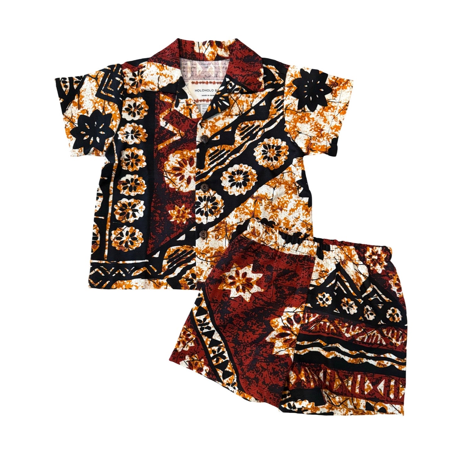 Keiki Aloha Set - Brown Tapa