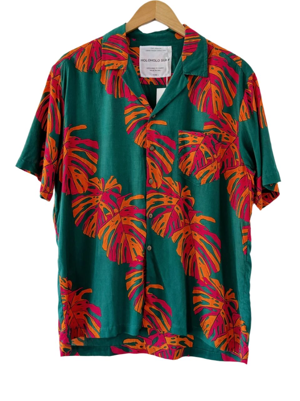 Men's Aloha Shirt - Monstera Leaf