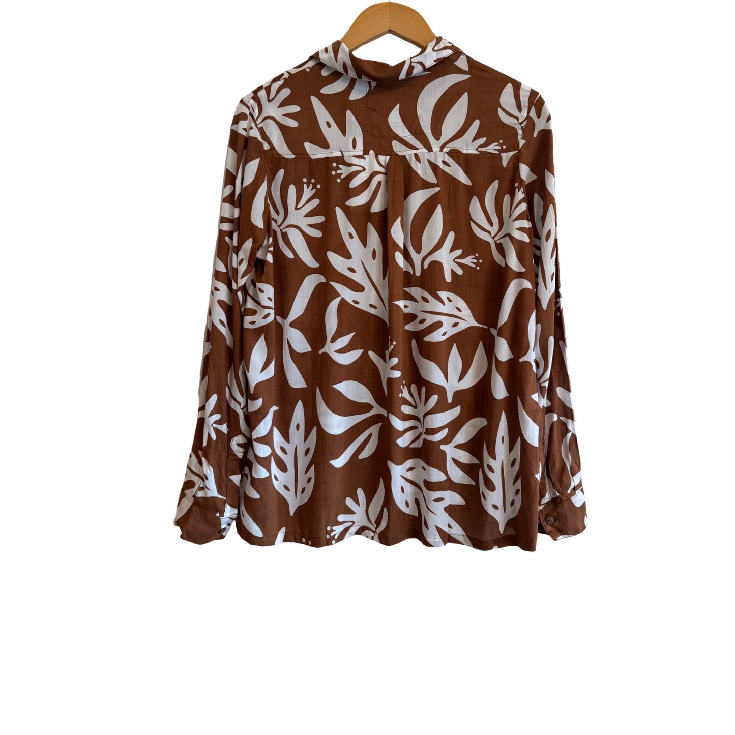 Long Sleeve Aloha Shirt - Lauae Tan