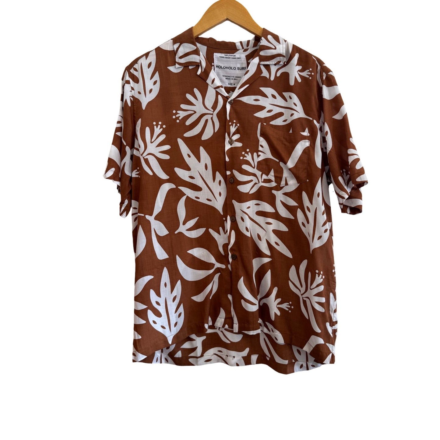 Mens Aloha Shirt - Lauae Tan