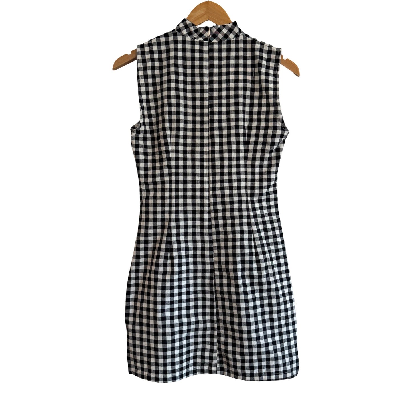 Cheongsam Mini - Black Gingham