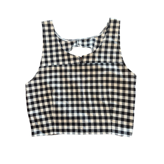 Nahe Top - Black Gingham