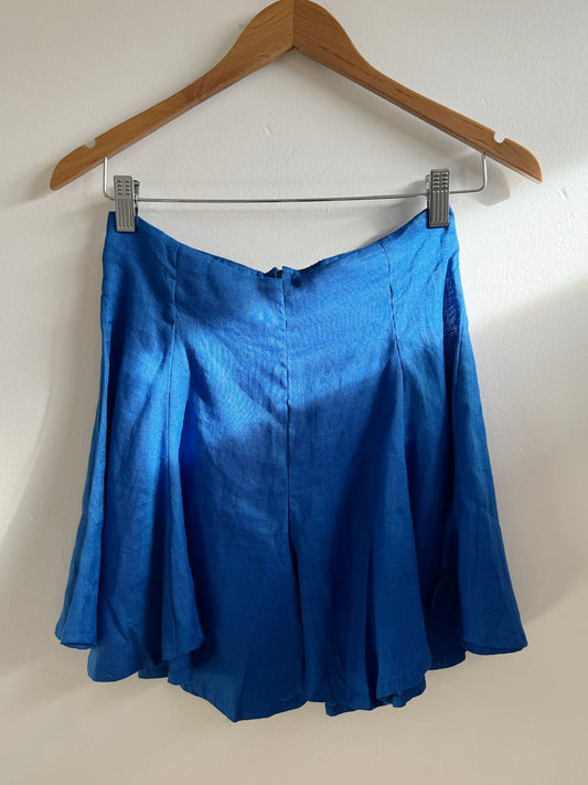 Skort - Blue Linen