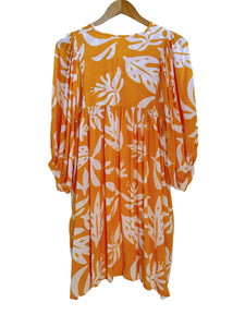 Kahakai Mini Dress - Lauae Orange