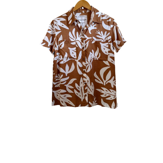 Wahine Aloha Shirt - Lauae Tan