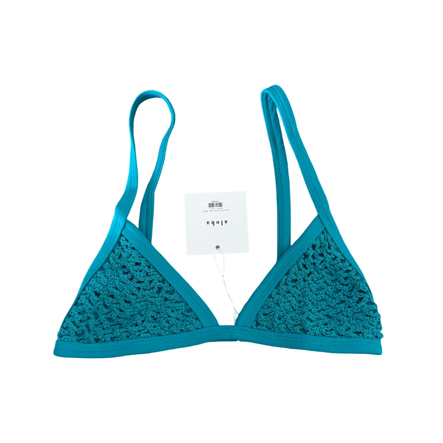 Kainalu Crochet Top - Aqua