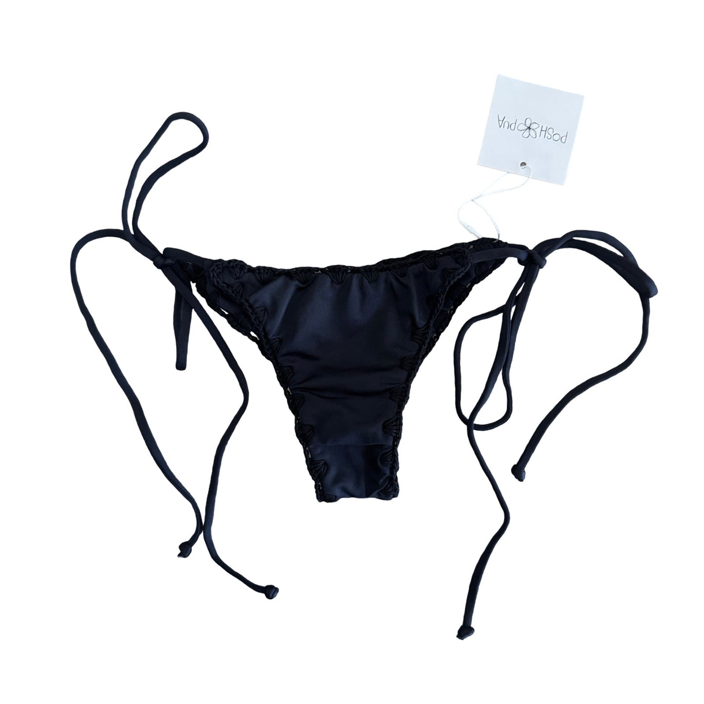 Hala String Bottom - Black