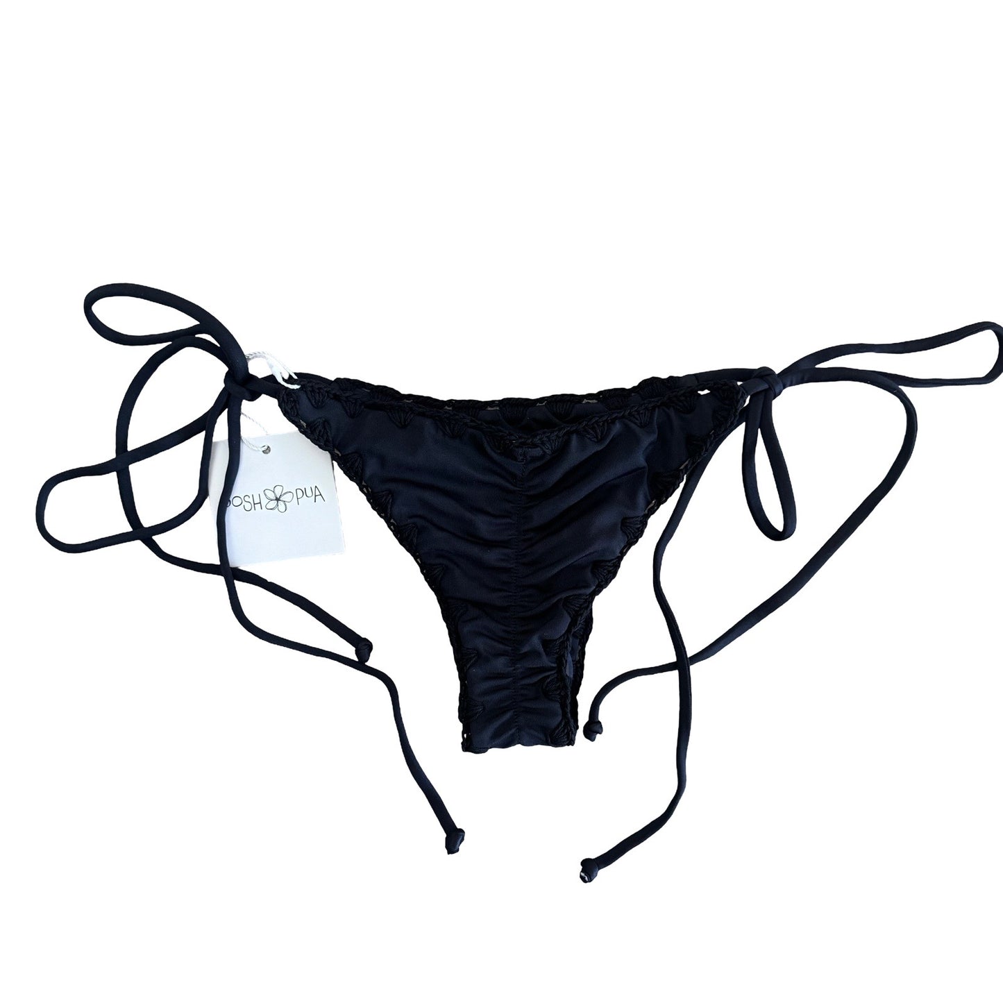 Hala String Bottom - Black