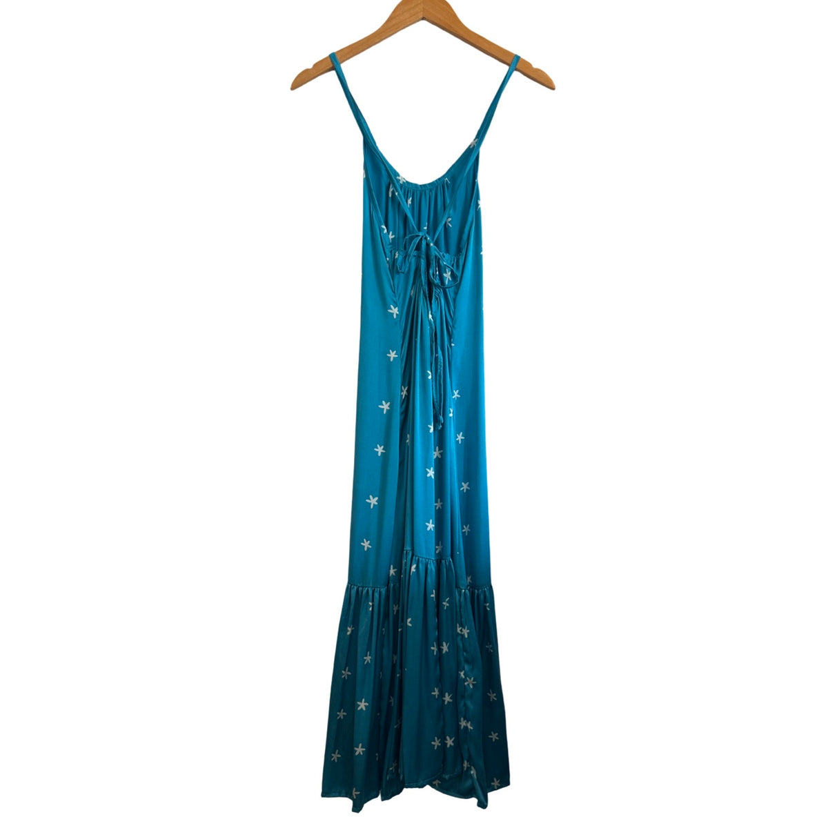Haweo Dress - Turqoise Silk