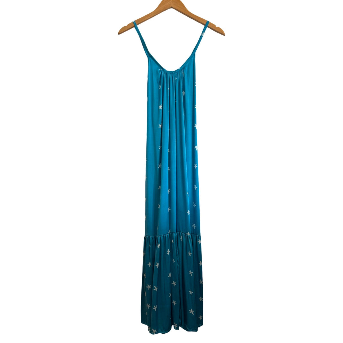 Haweo Dress - Turqoise Silk