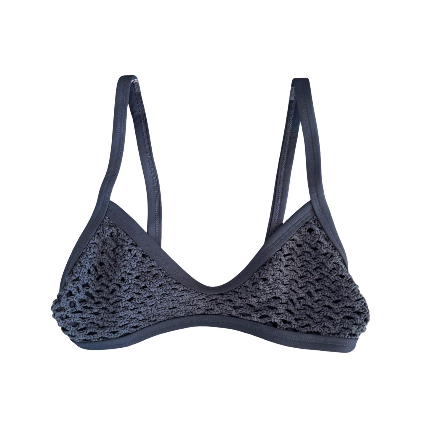 Pili Crochet Top - Slate