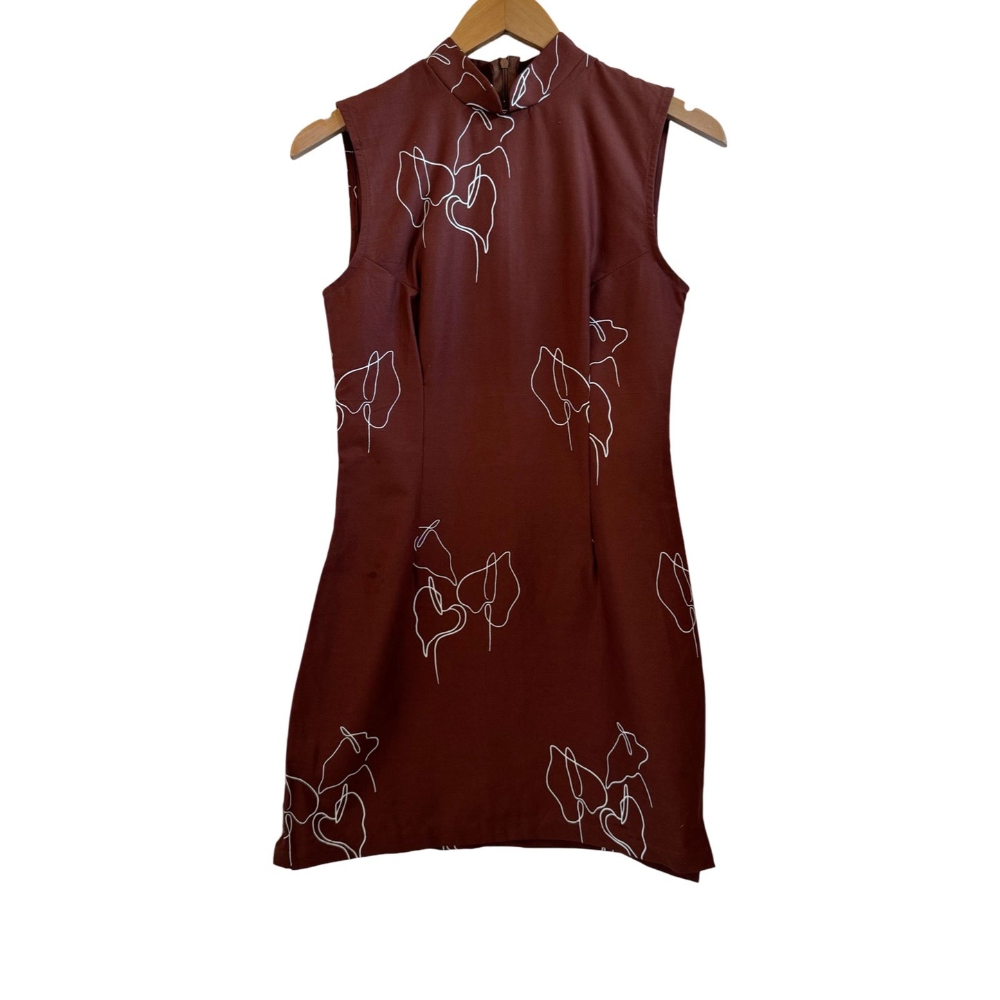 Cheongsam Mini - Brown Anthurium