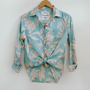Long Sleeve Aloha Shirt - Lauae Pastel
