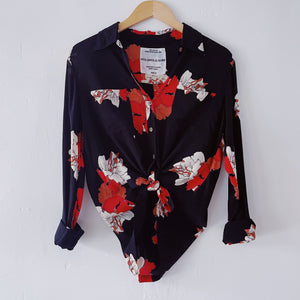 Long Sleeve Aloha Shirt - Malihini Floral