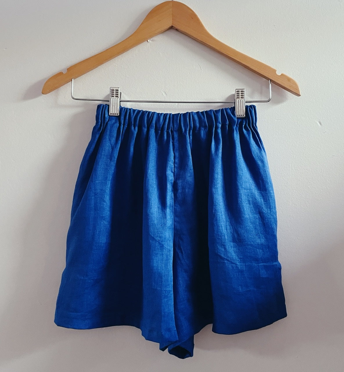 PĀʻINA SHORTS - Blue Linen