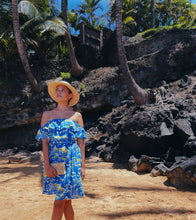Hiluhilu Short Muʻu - Waikiki Blue