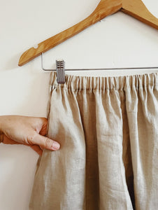 PĀʻINA SHORTS - Flax Linen