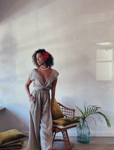 PĀʻINA ONESIE - Flax Linen