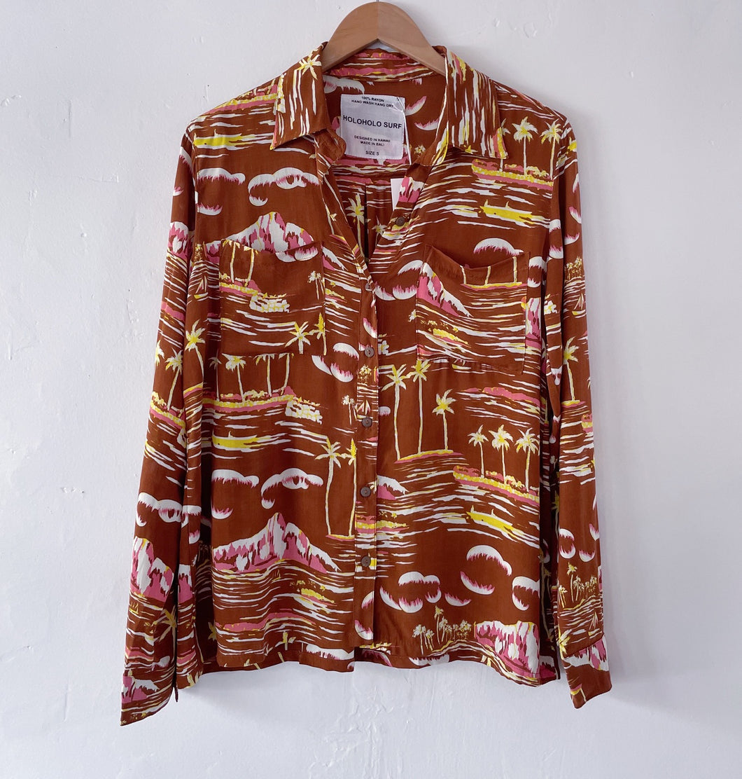 ALOHA SHIRT LONG SLEEVE - Waikiki Niu
